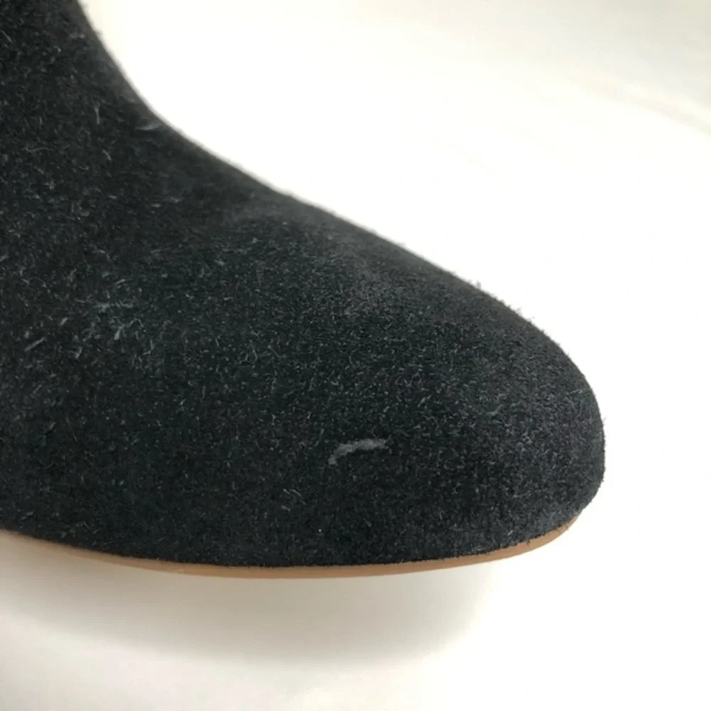 Isaac Mizrahi Womens Black Back Lace Booties Size 6 M
